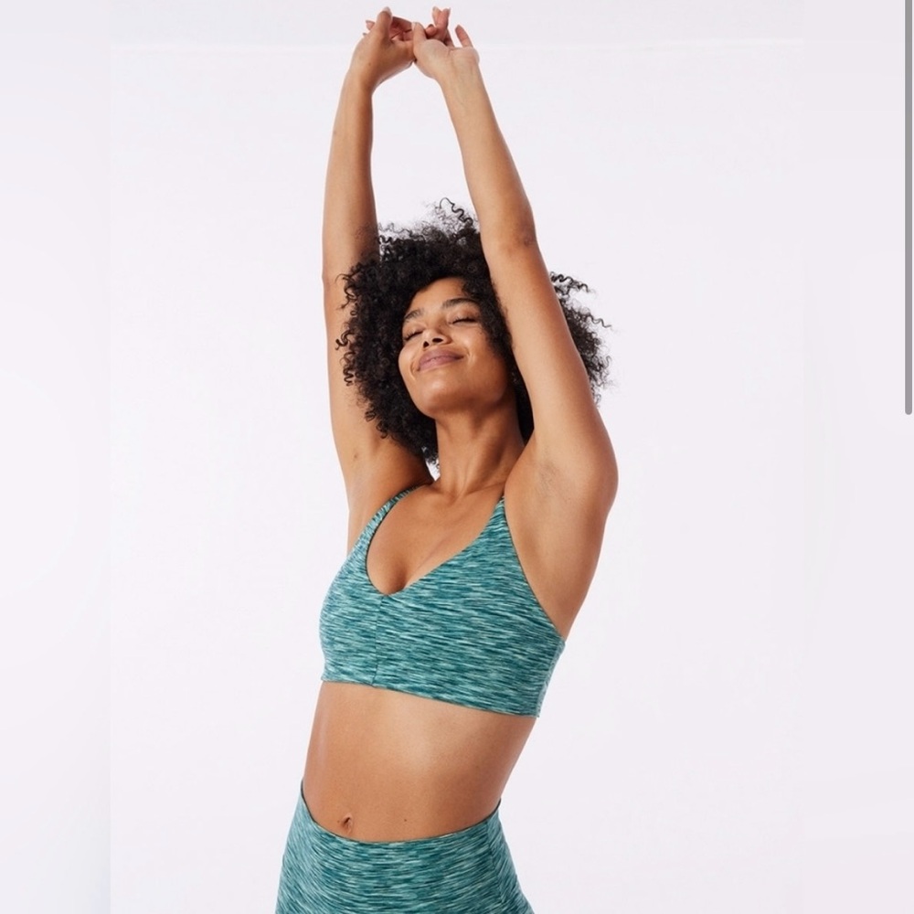 Outdoor Voices FreeForm Bralette- Pink Heathered